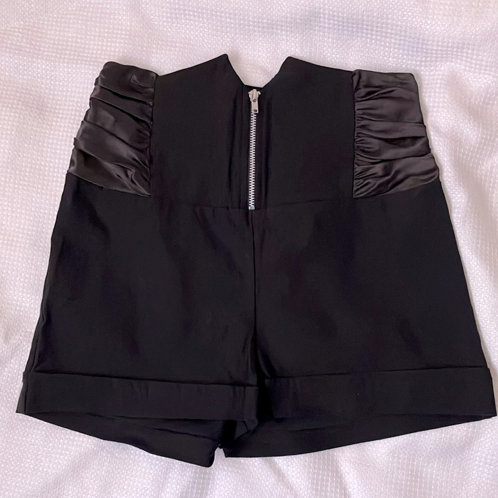 High rise dressy mini shorts